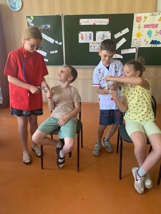 Восьмой день в пришкольном лагере "Движение Первых".